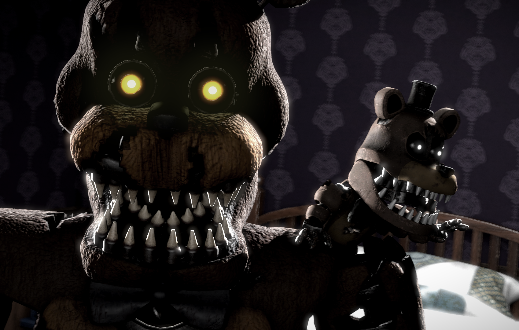 NIGHTMARE FNAF4 confirmed brightened cleared by CraftyMaelyss on DeviantArt