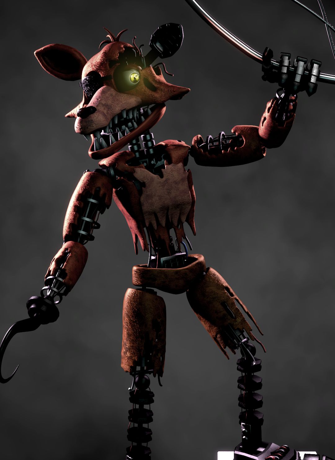 SFM FNAF Remake] Withered Foxy Icon by Fazbearmations on DeviantArt