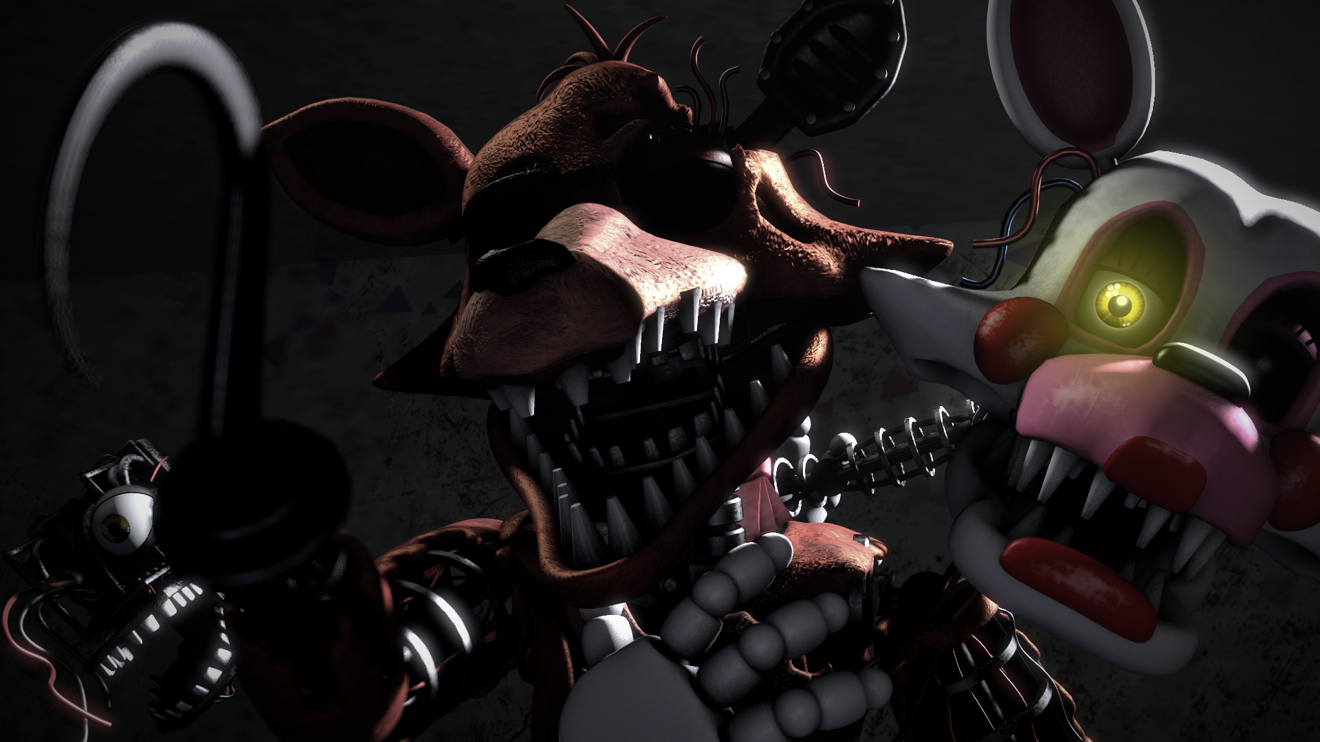 Withered Foxy - FNAF Plus (FanArt) by SebastianEnriqueArt on Newgrounds