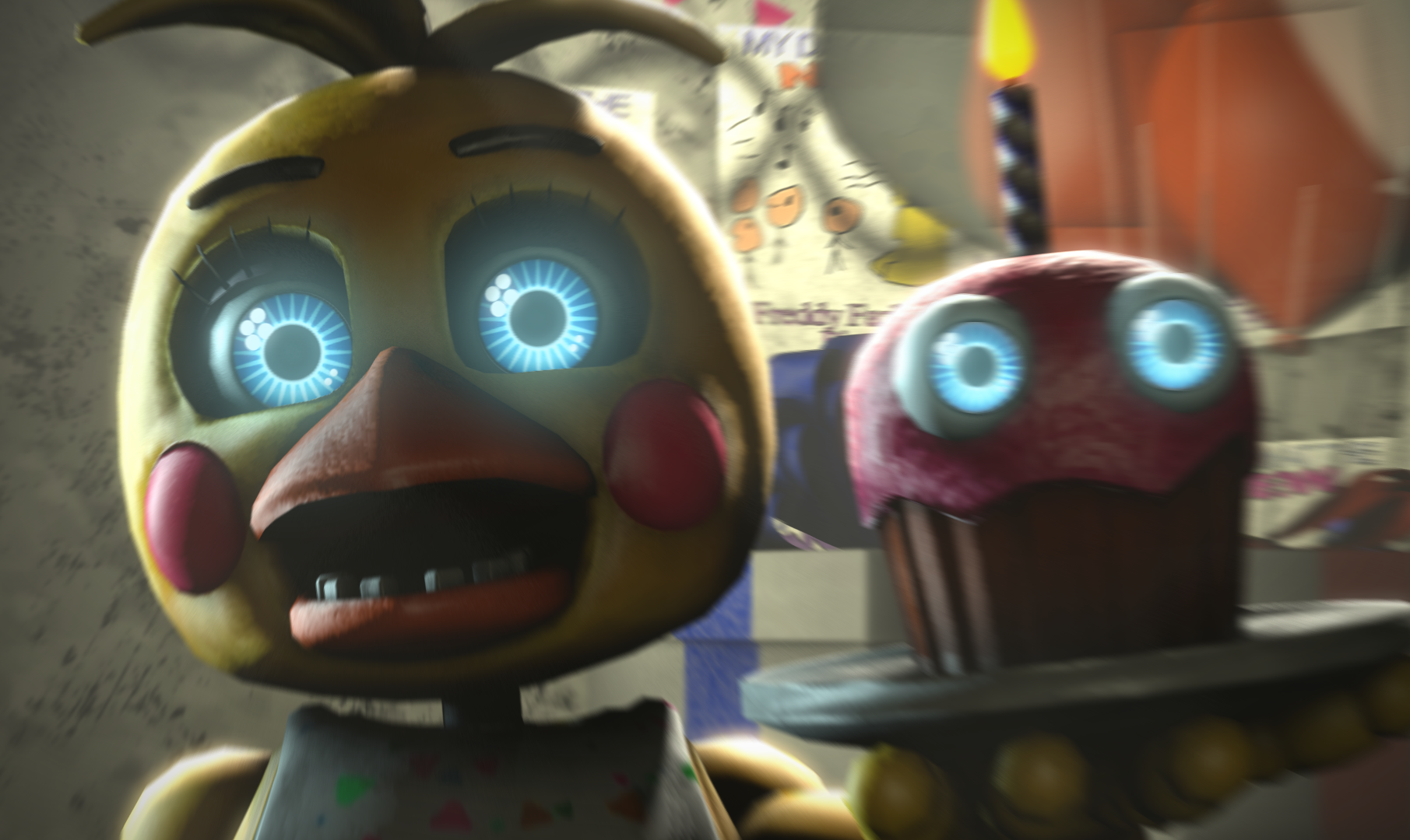 Welcome to Freddy's — inkyfox7: Yay Withered Chica finally has a voice!