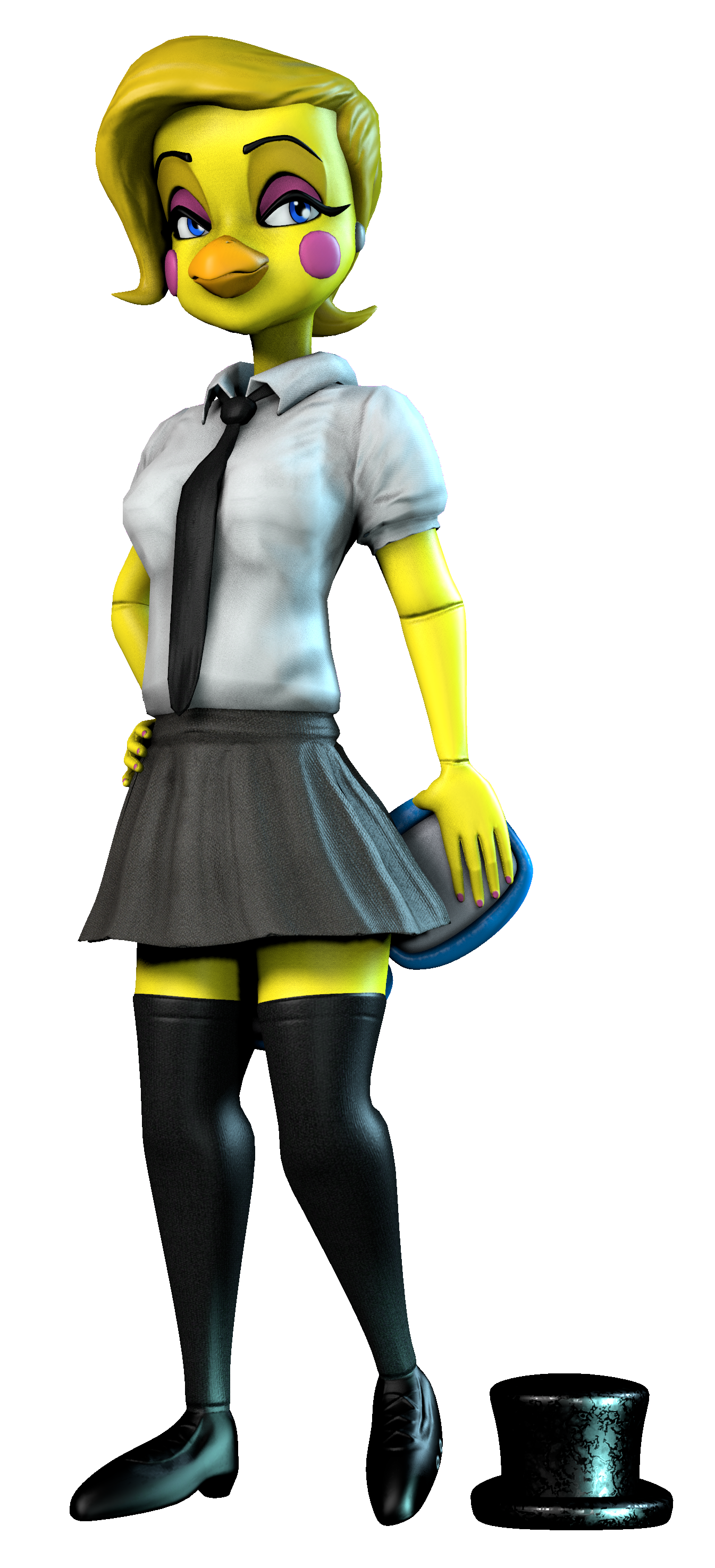 Sfm Fnaf Anime Chica PNG Transparent With Clear Background ID 214381