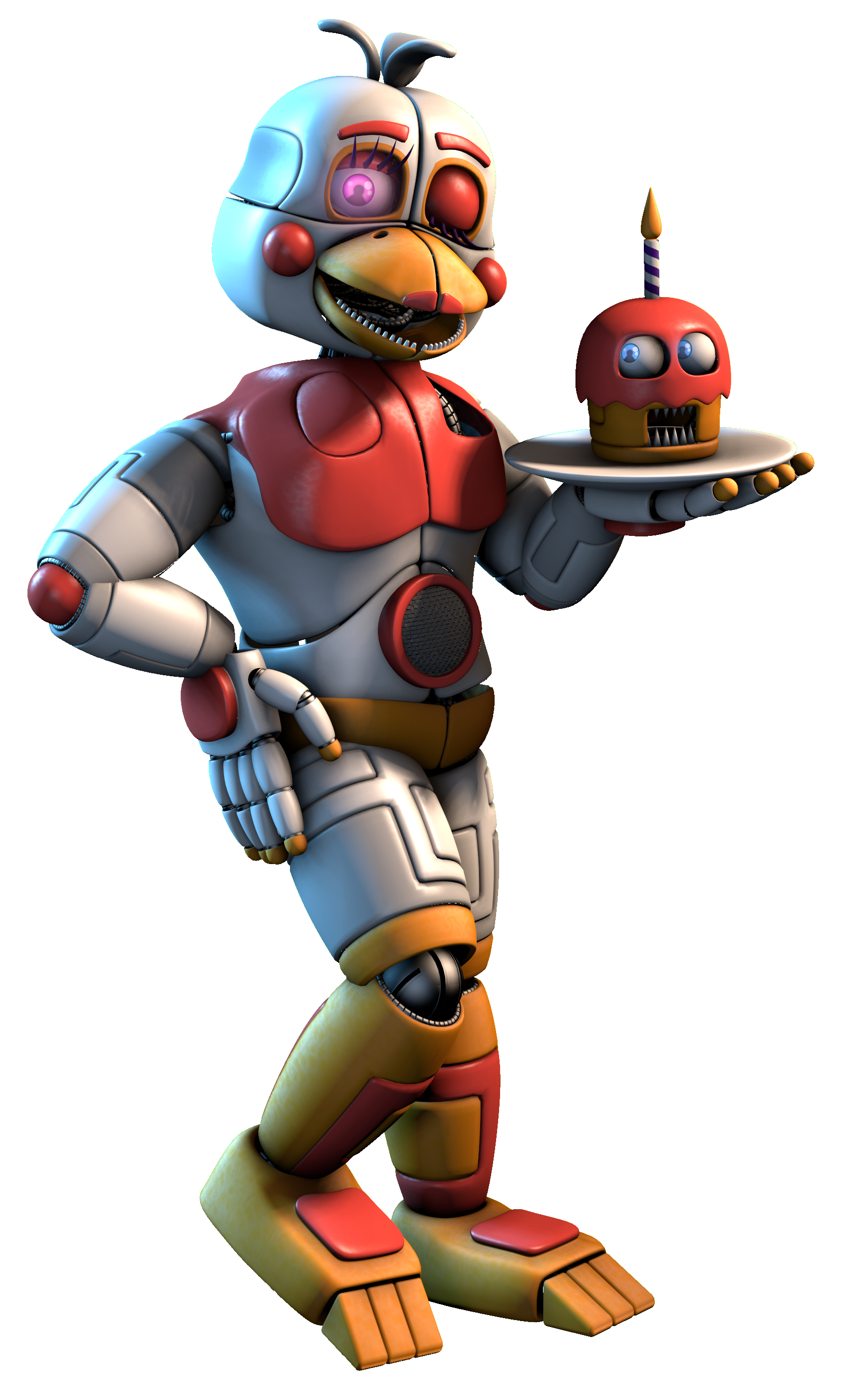 A very weird Funtime Chica render
