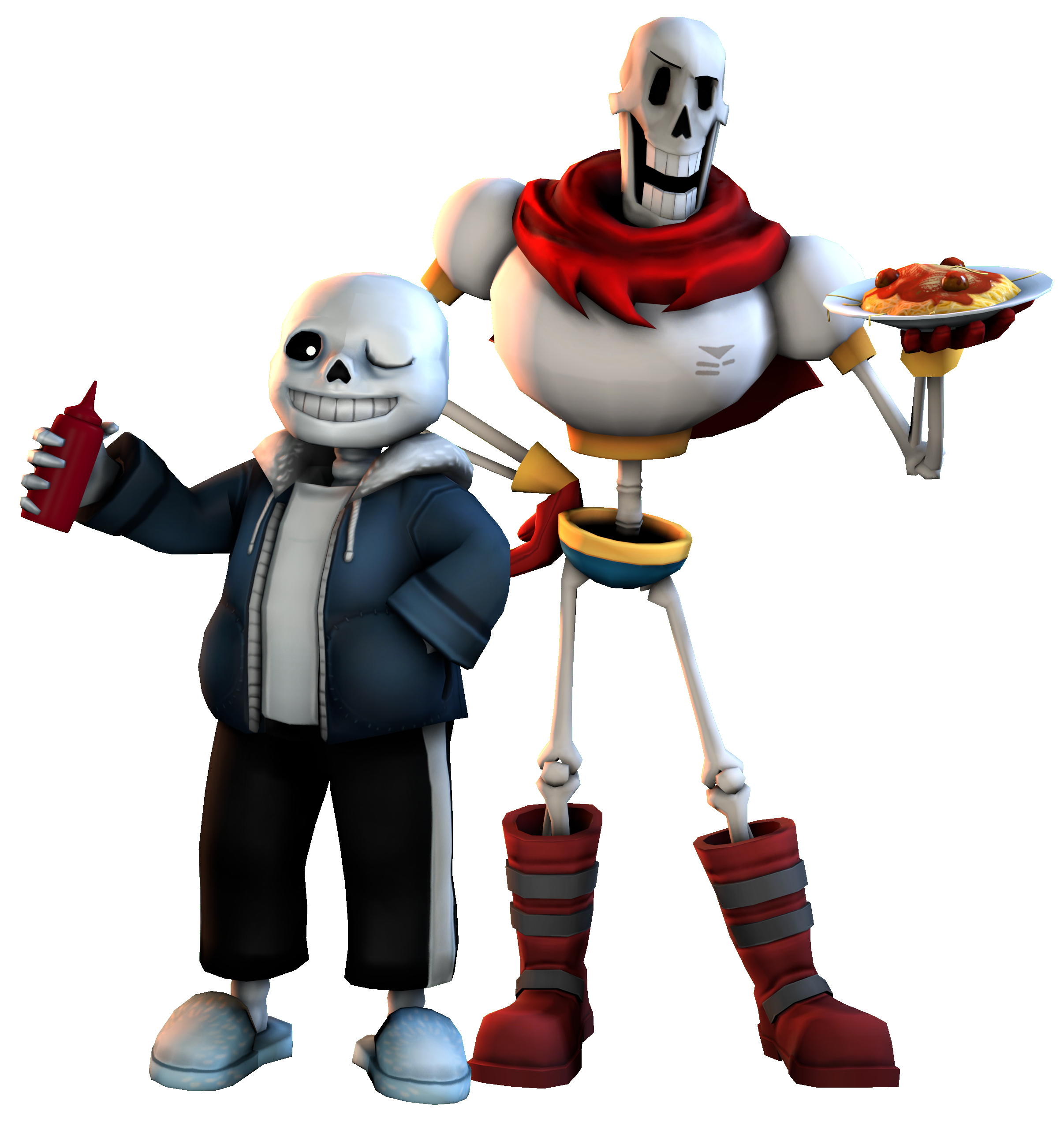 Ink Sans And Ink Papyrus, HD Png Download , Transparent Png Image