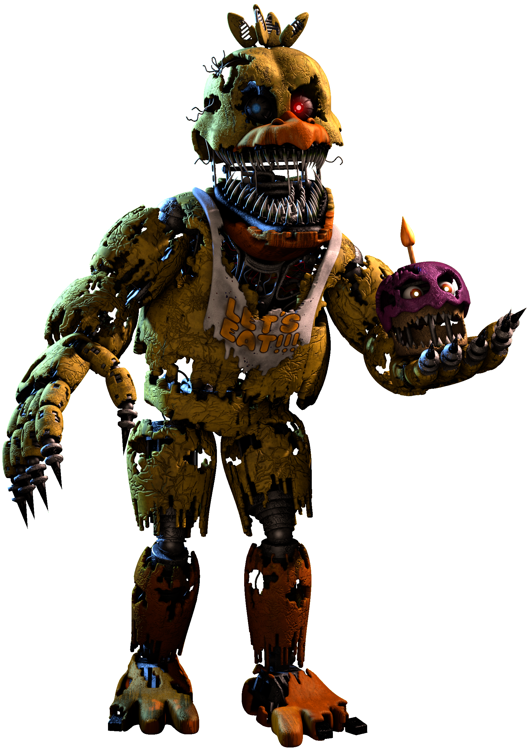 Nightmare Chica by Rosylina on DeviantArt