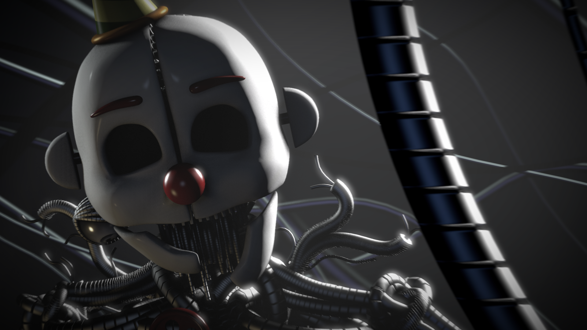 (SFM / FNAF) Ennard poster by InkBennie on DeviantArt