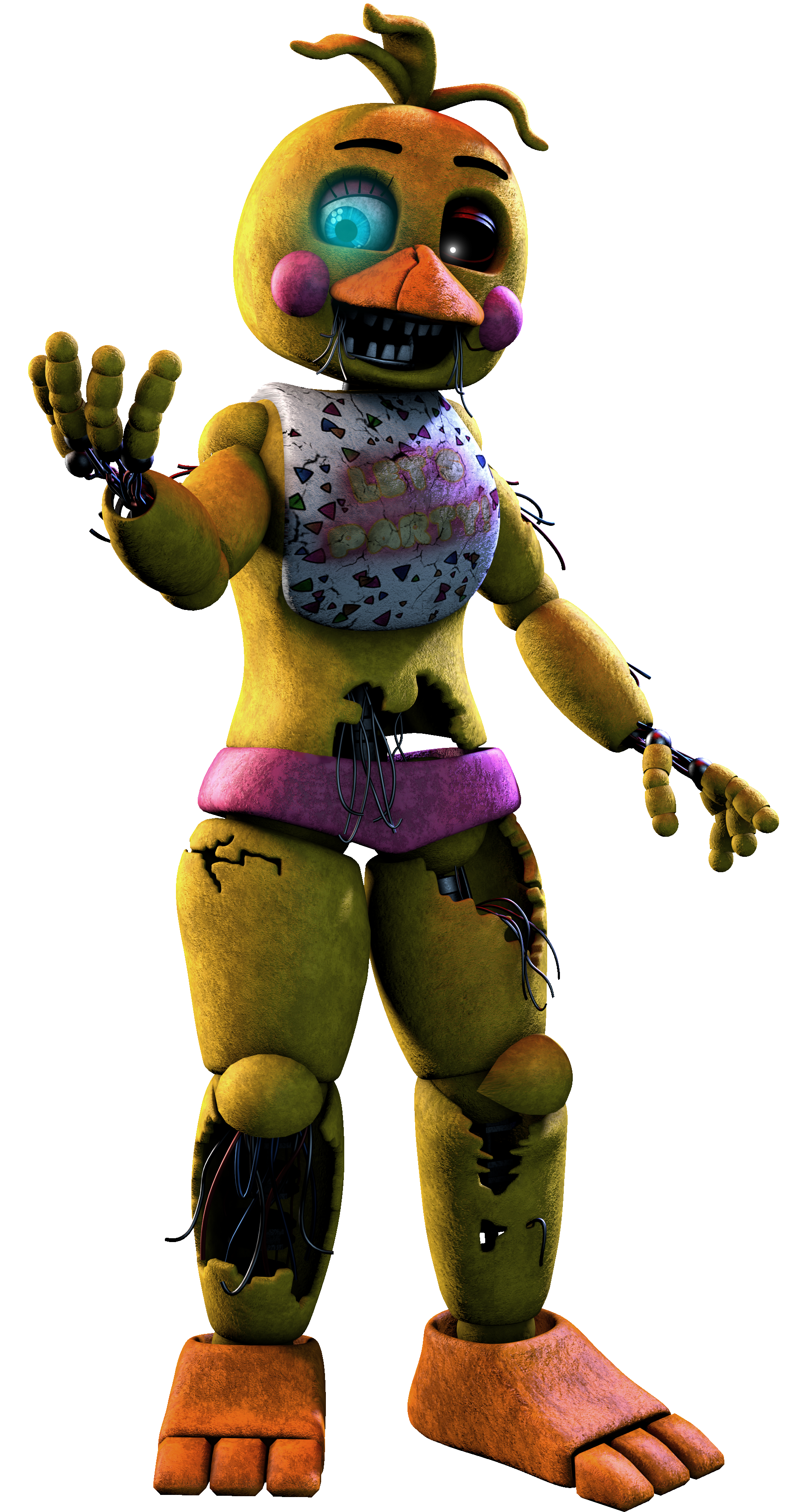 Withered Chica - Download Free 3D model by animator12 (@animator12