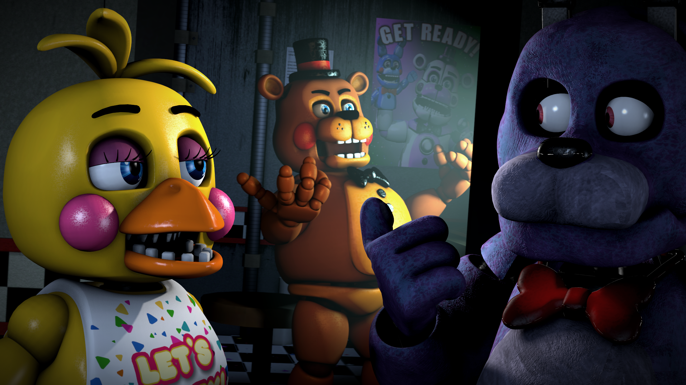 SFM / FNAF) Withered Toy Bonnie render by InkBennie on DeviantArt