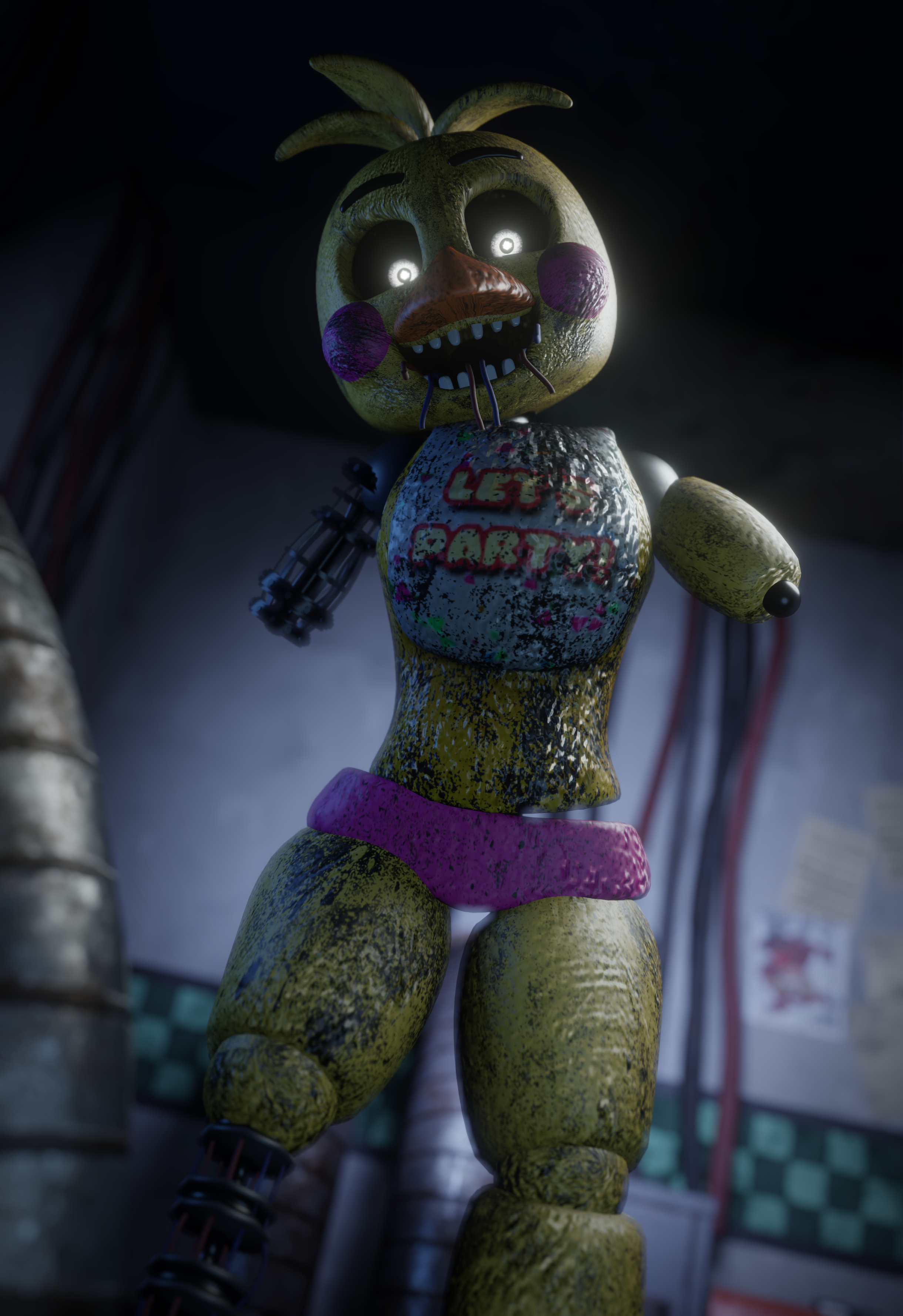 SFM / FNAF) Funtime Chica render by InkBennie on DeviantArt