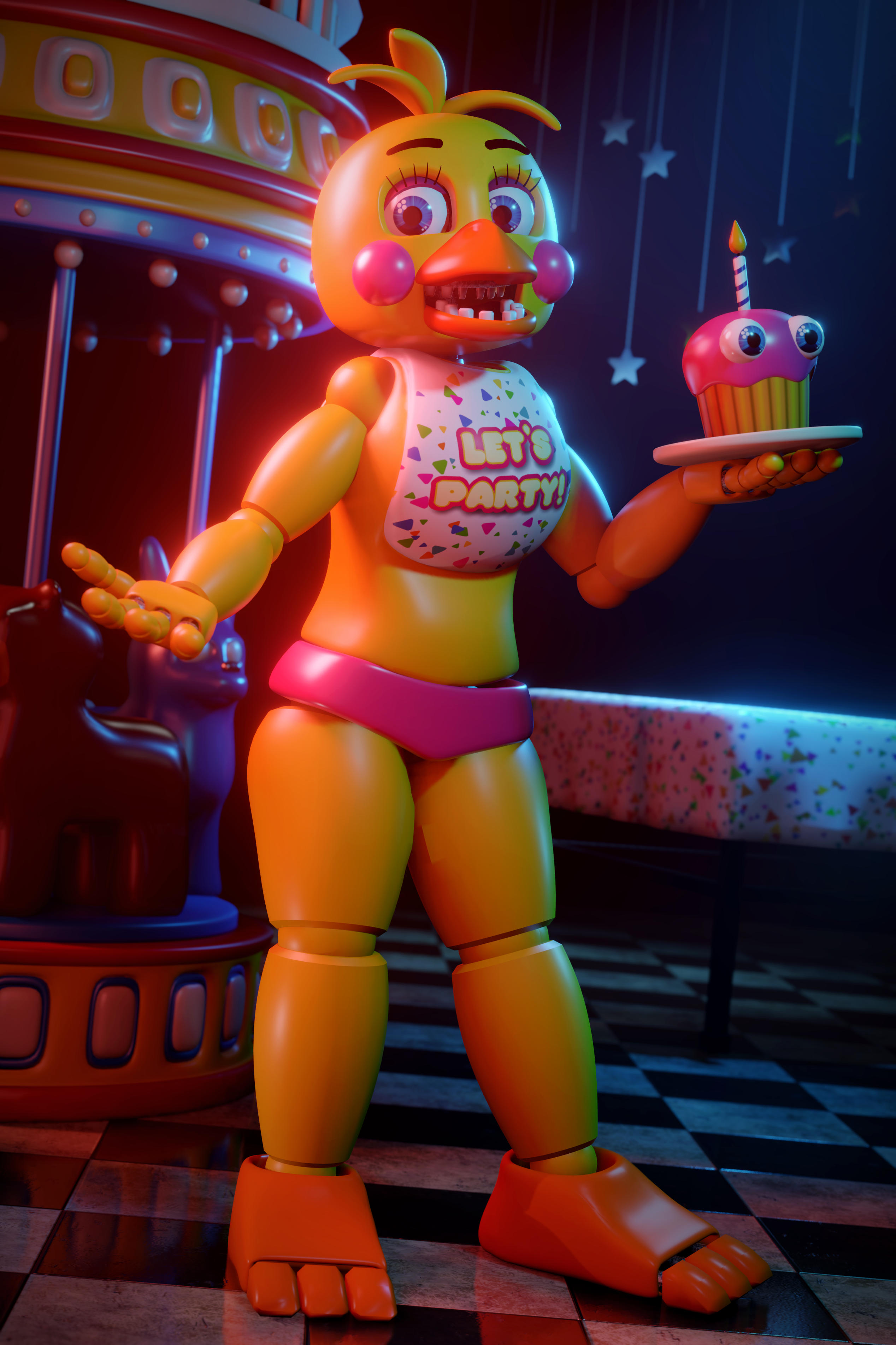 SFM / FNAF) Funtime Chica render by InkBennie on DeviantArt