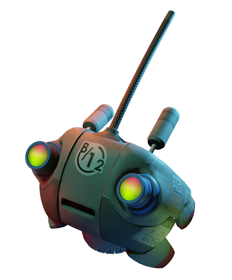 (Blender / Stray) B12 render by InkBennie on DeviantArt
