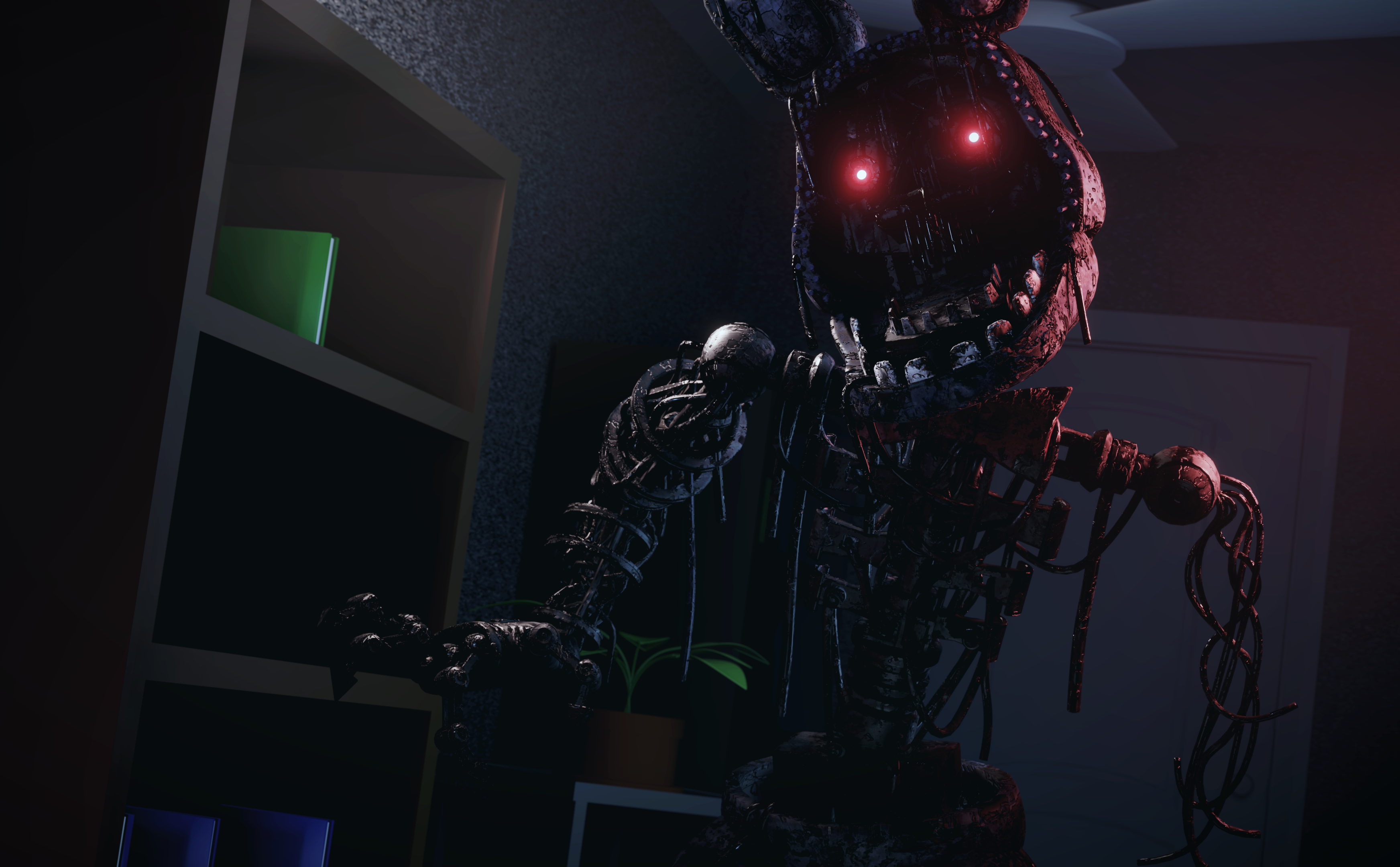 Ignited Spring Bonnie TJOC version by ThePuppetBB on DeviantArt