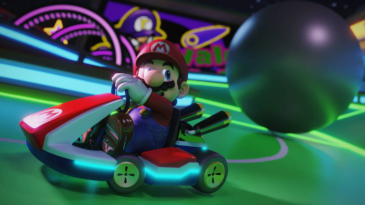 (Blender / Super Mario) Drive for your life by InkBennie on DeviantArt