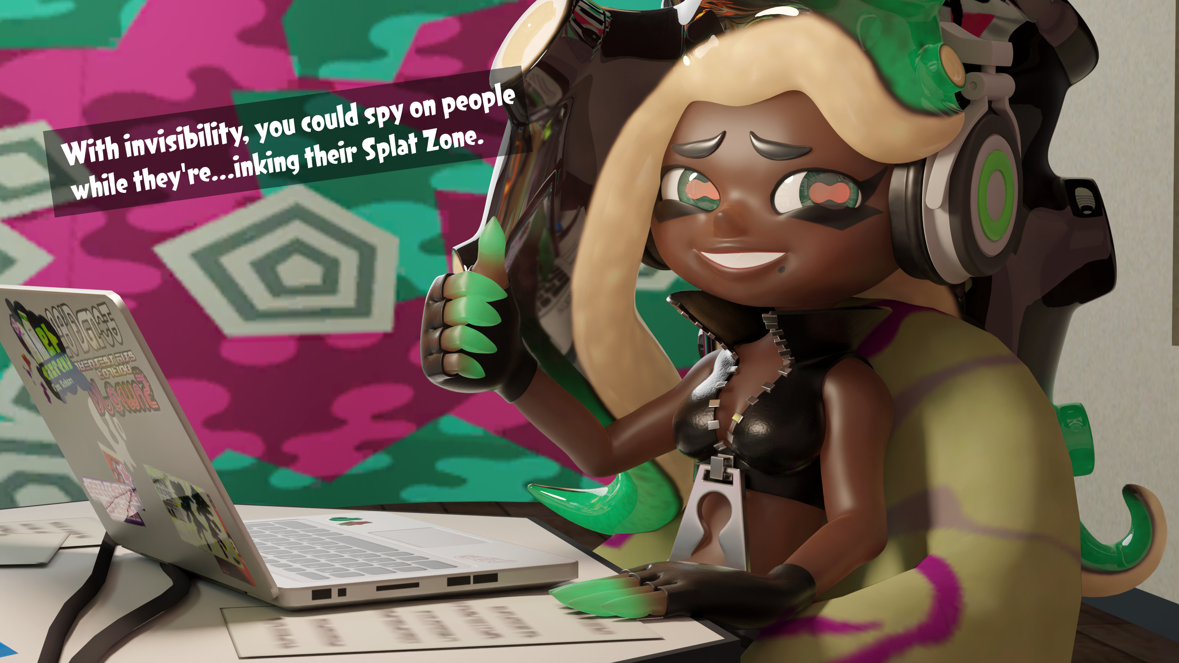 Splatoon Bad Inking (Blender / Splatoon) Inking their splat zones by InkBennie on DeviantArt