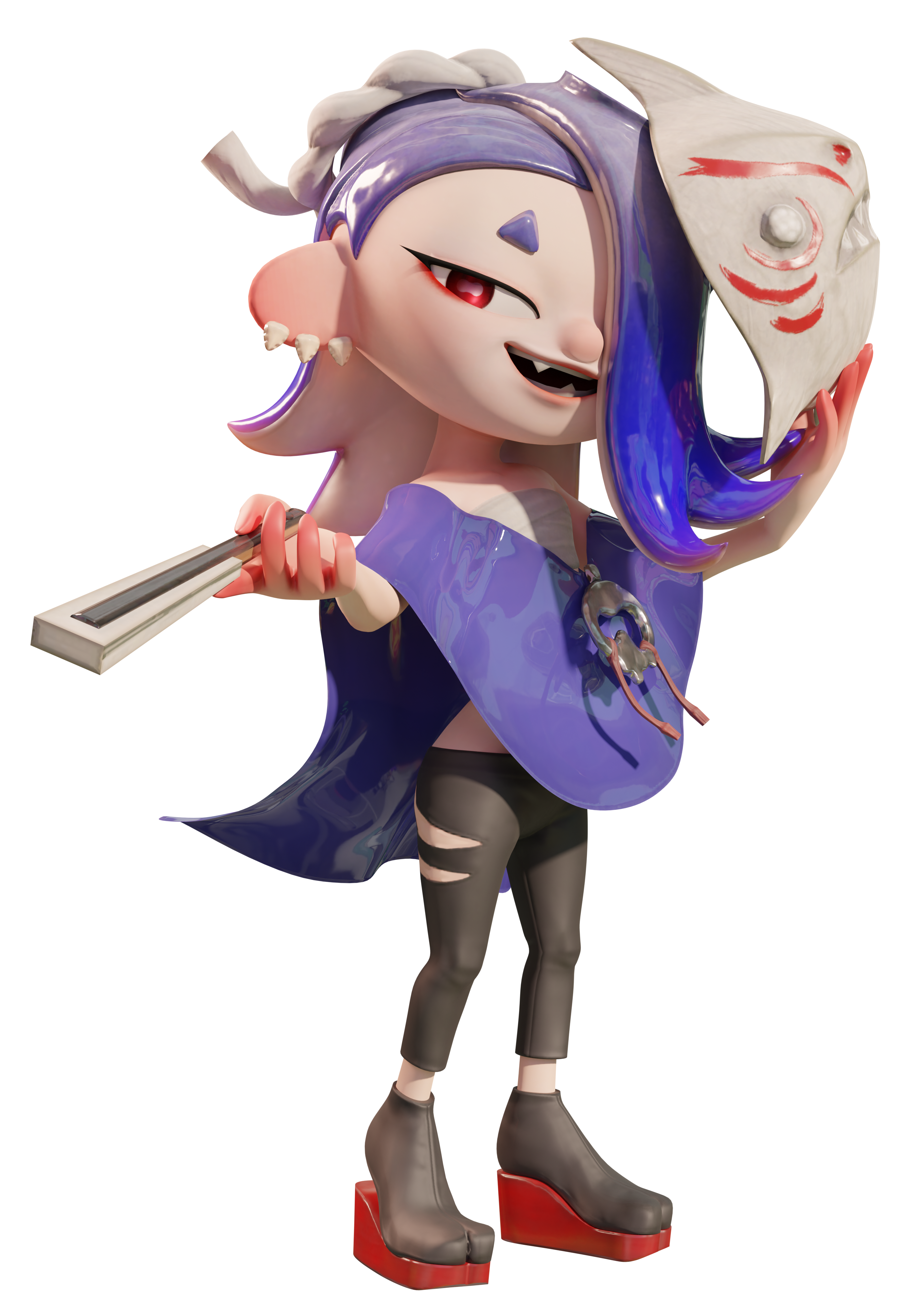 Splatoon Beta Renders (Blender / Splatoon) Shiver render by InkBennie on DeviantArt