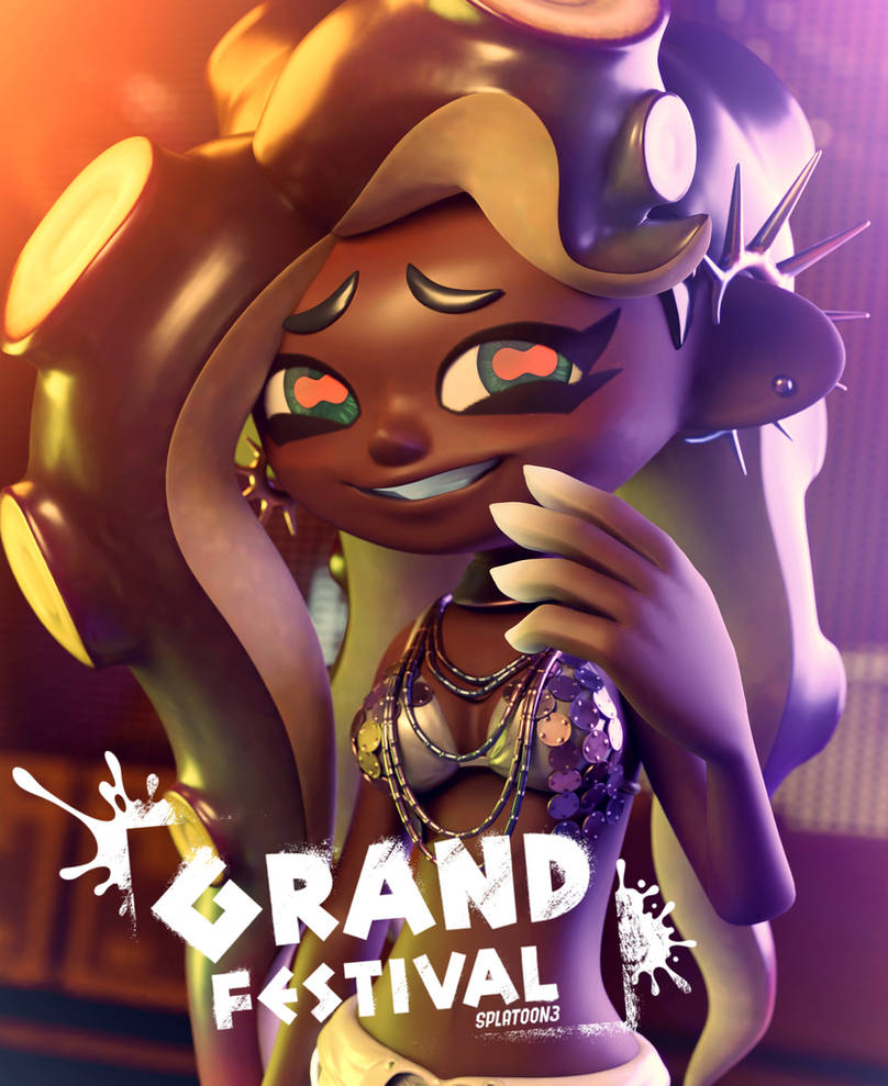 Splatoon Sea Deviantart (Blender / Splatoon) Grand Fest - Marina by InkBennie on DeviantArt