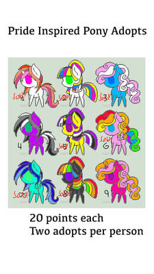 Pride inspired pony adopts OPEN