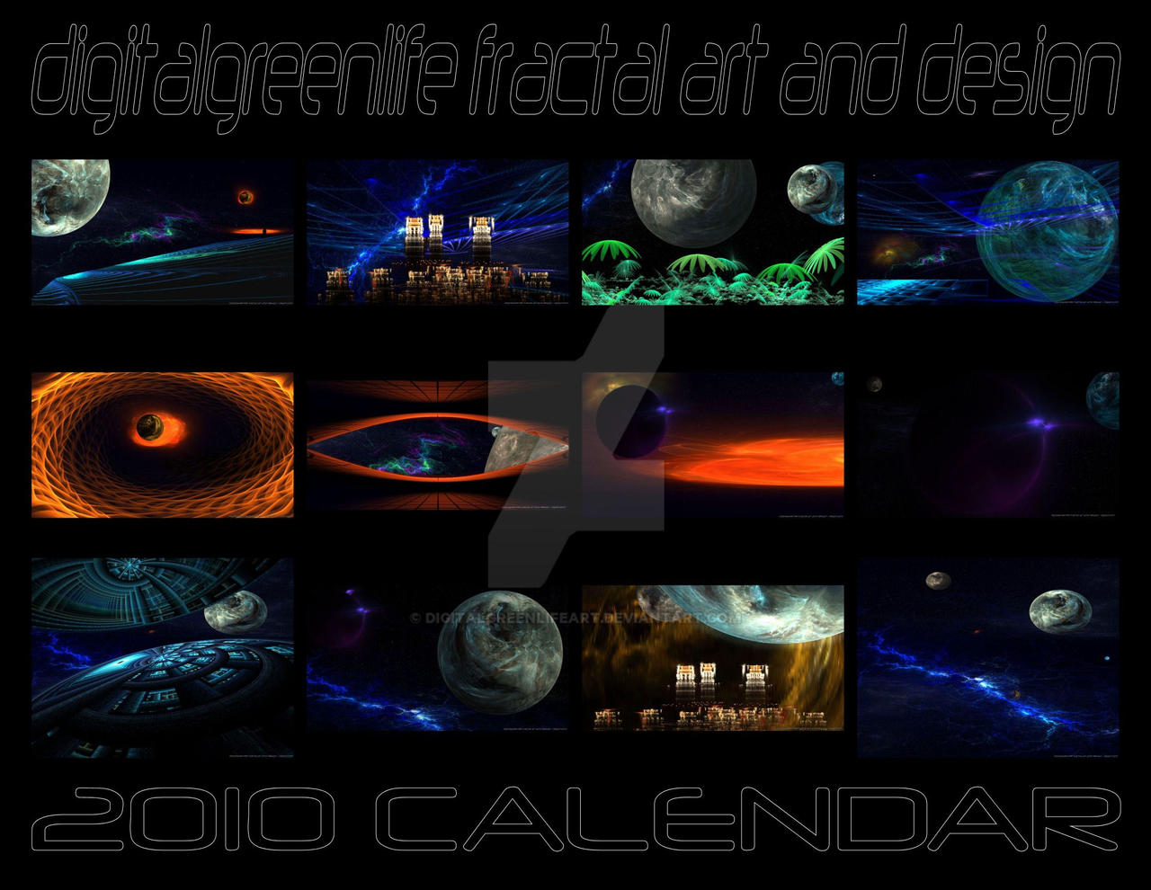 2010 fractal manip calendar