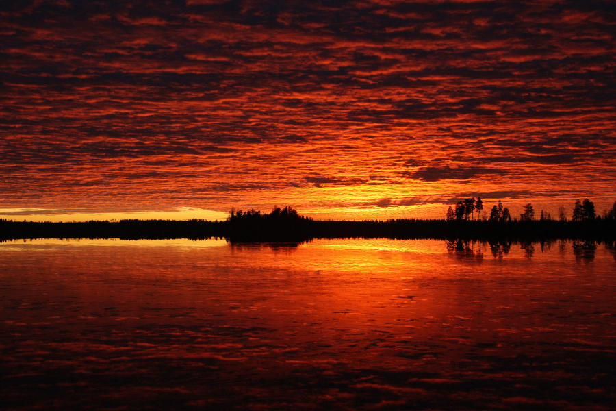 Lapland sunset