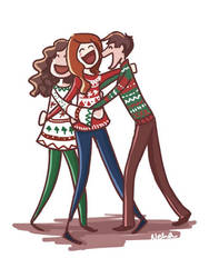 Christmas hugs