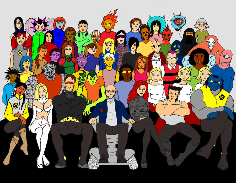 Xaviers School Class Photo II by tapwater86 on DeviantArt