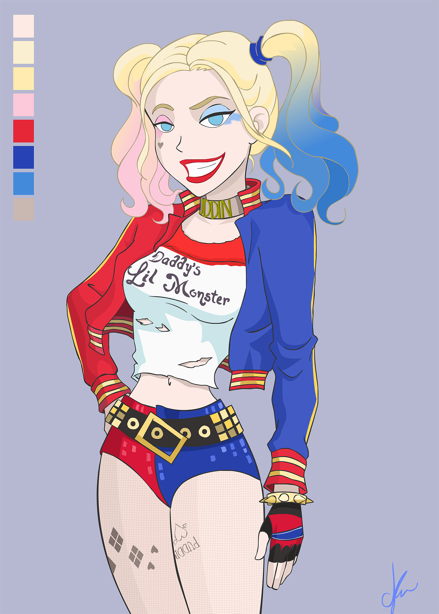 Harley Quinn Suicide Squad - Bruce Timm Style