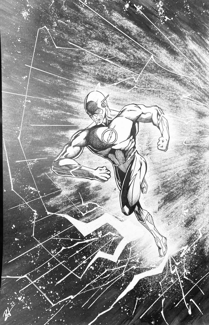 Flash running through the speed force by Robart471 on DeviantArt