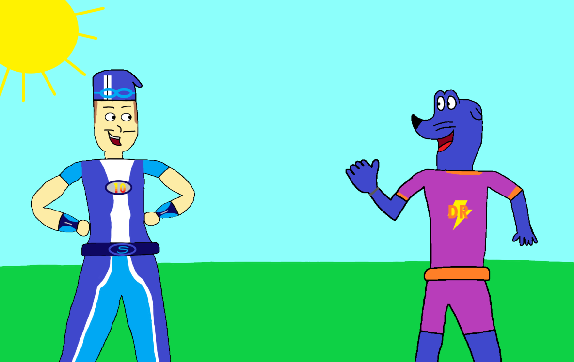 Sportacus Meets Ranger Sully