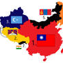 Balkanization of China after WW3 Allied Victory