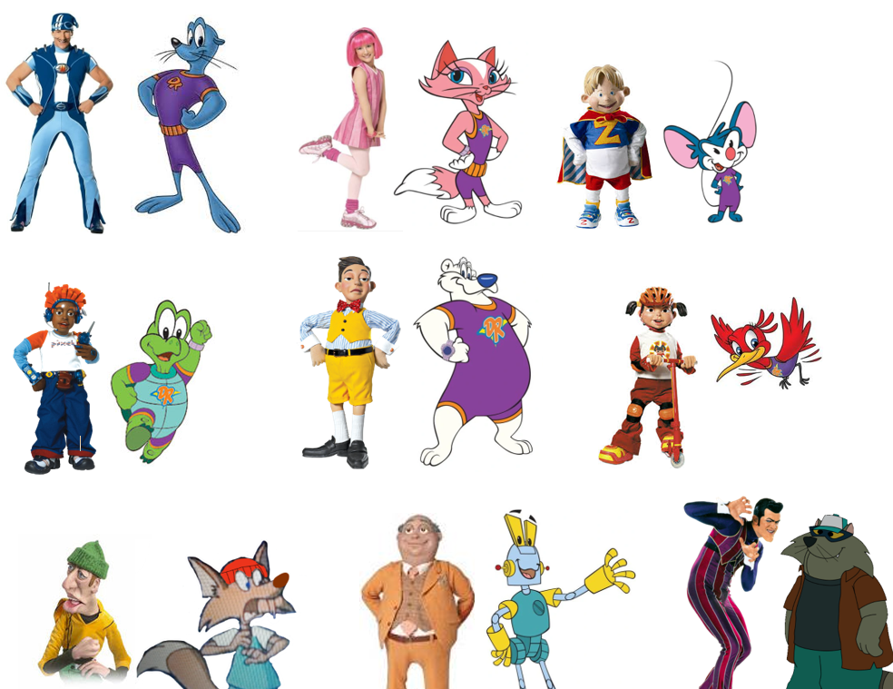Danger Rangers Deviantart Style Lazy Town and Danger Rangers Characters Comparison by Marketey on ...