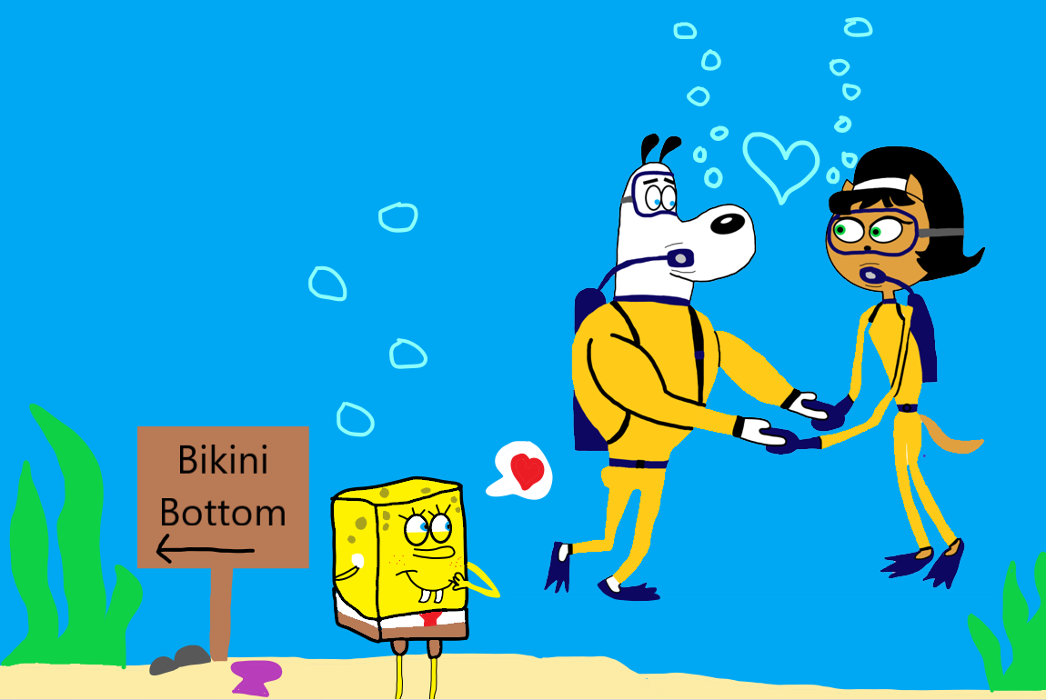 Dudley Puppy and Kitty Katswell's Scuba Love