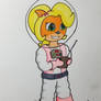 Coco Bandicoot in a space suit
