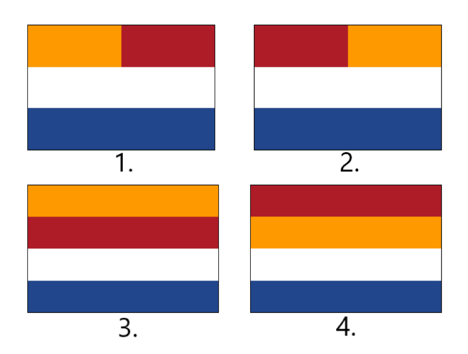 Dutch Flag Proposal Designs