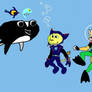 Ratchet and Fox Scuba Diving (Helmets)
