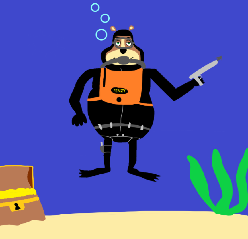Money Bags Underwater