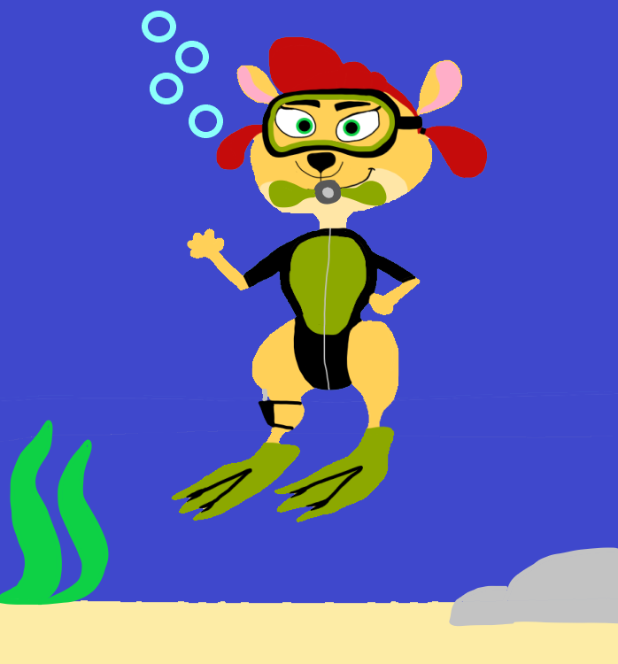 Sheila Underwater