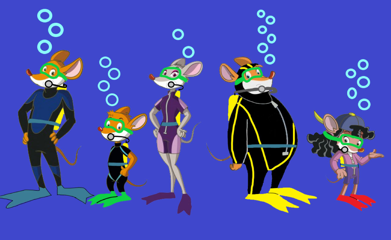 The Stilton Family Scuba Diving