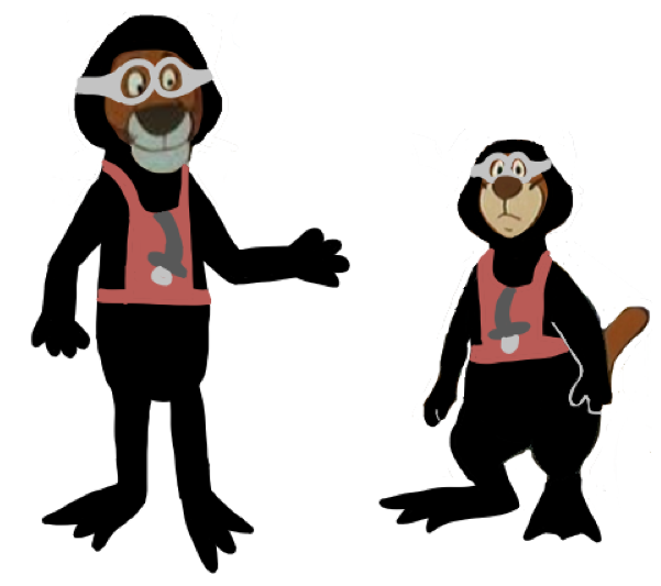 Willy Fog and Rigodon in their Diving Gear 2