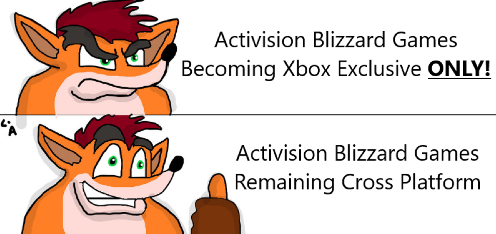Crash Wants Activision to stay Cross Platform