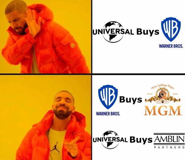 Universal Should NOT buy WB