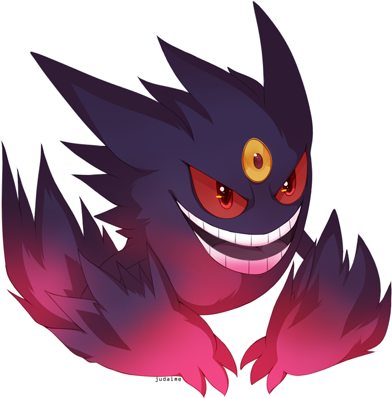 Gengar Used Scary Face! - 9GAG