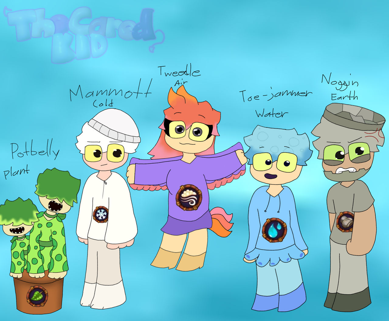 humanizing the 5 natural elements of MSM by thecaredkid on DeviantArt