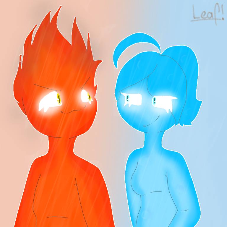 Fireboy and Watergirl by LimeDoggoArtz on DeviantArt