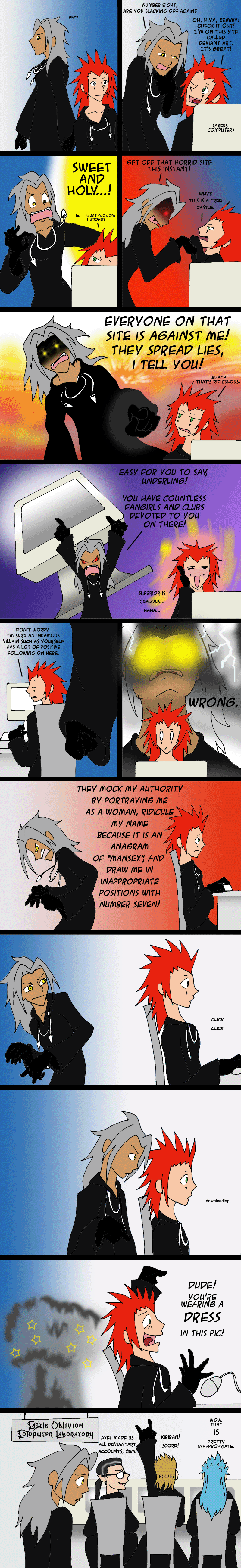 Why Xemnas Hates deviantART