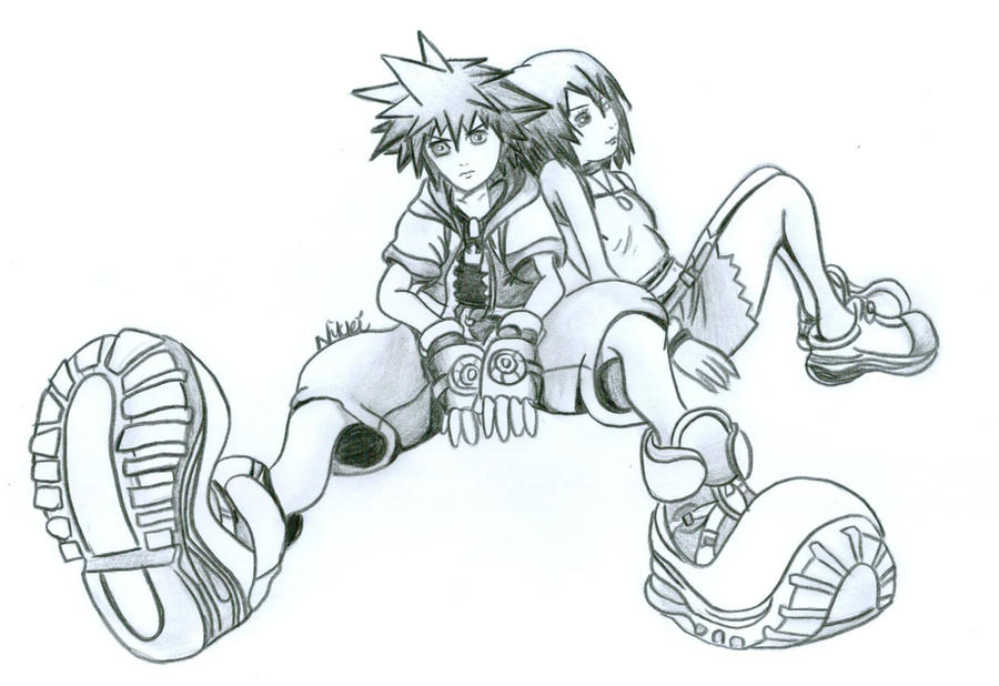 Sora And Kairi.