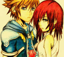 Sora And Kairi.