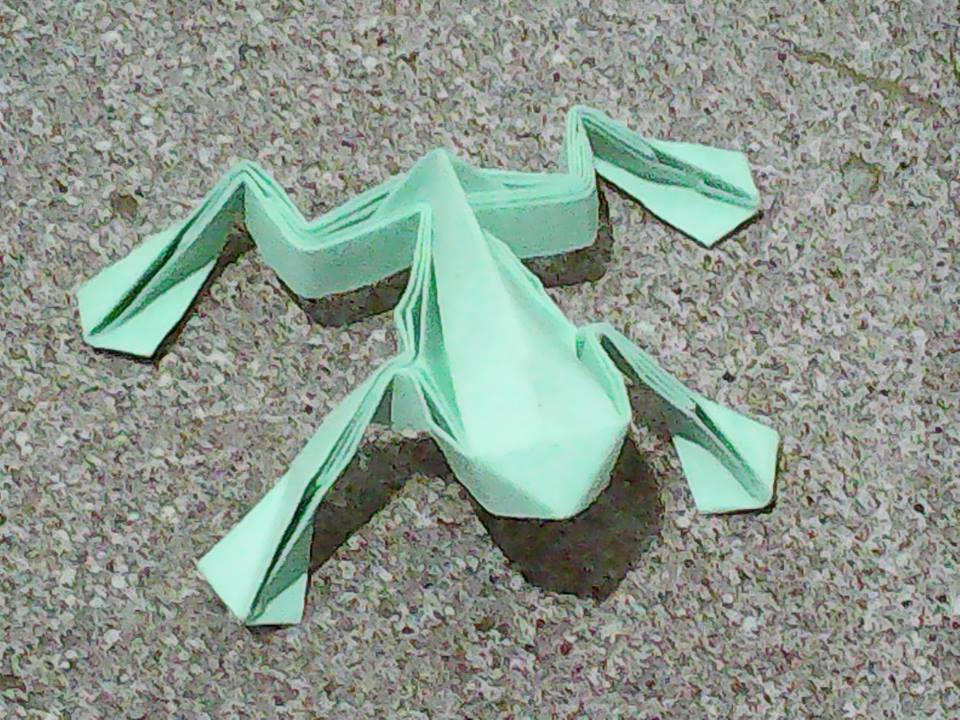Origami Rfrog Origami Frog by AureliusOrigami on DeviantArt