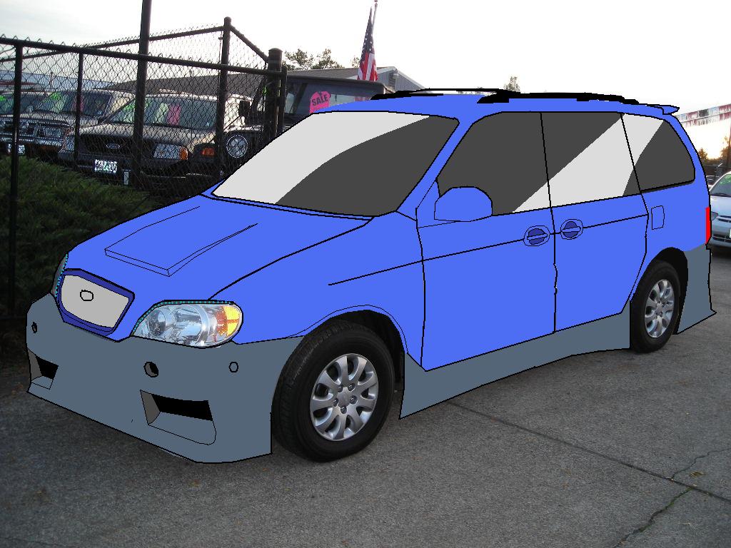 Tricked out 04 Kia Sedona