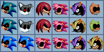 Tails from sonic exe advance sprites by BaysenAhiru427 on DeviantArt