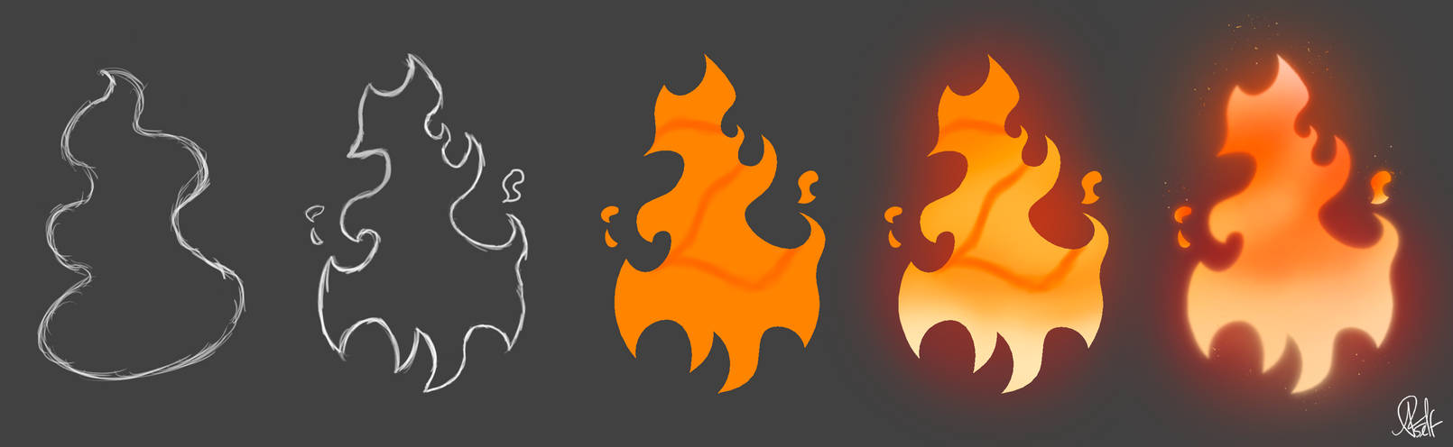 Fire Drawing Practice by shadowartself on DeviantArt