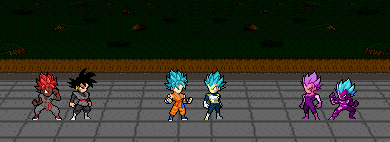 Team Goku vs Team Vegeta